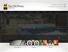 Tablet Screenshot of old-priory.com